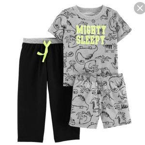 Baby Boy Carter's "Mighty Sleepy" Dinosaur Set